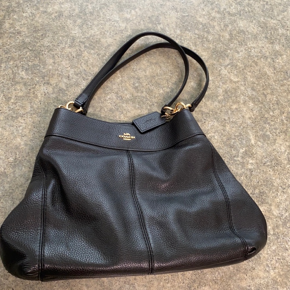 Coach Lexi pebble black